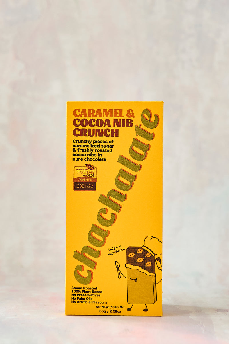 ‘Caramel and Cocoa Nib Crunch’